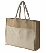Borsa in Juta a soffietto