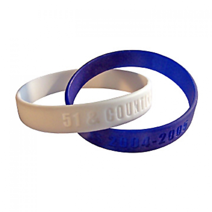 Braccialetti in silicone personalizzati - Bluebag articoli personalizzati