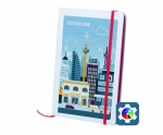 Quaderno A5 con pagine colorate personalizzabile a 360°
