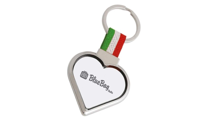 Portachiavi a Forma di Cuore Personalizzabile