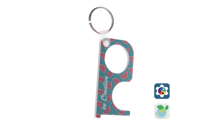 Portachiavi no Touch in Acrilico Sublimazione