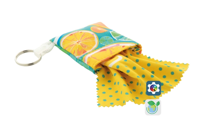 Portachiavi con Astuccio Panno Occhiali Custom