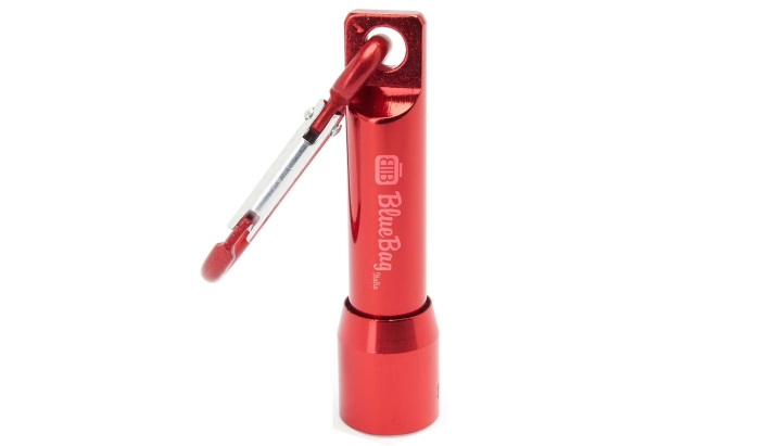 Portachiavi Minitorcia con Moschettone Colorate