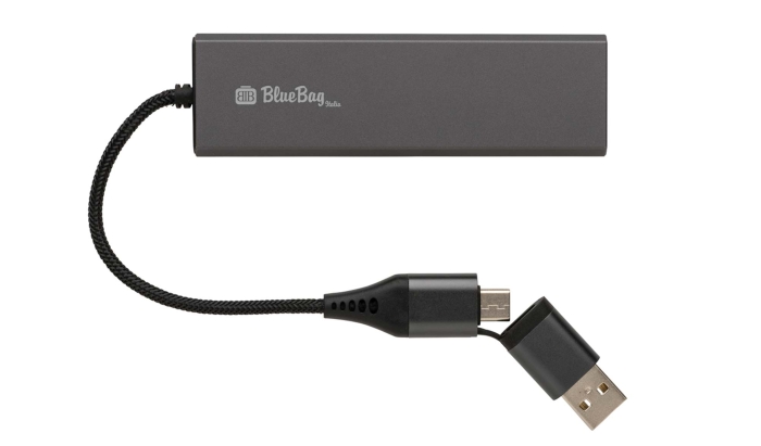 HUB 3 Porte usb in Alluminio