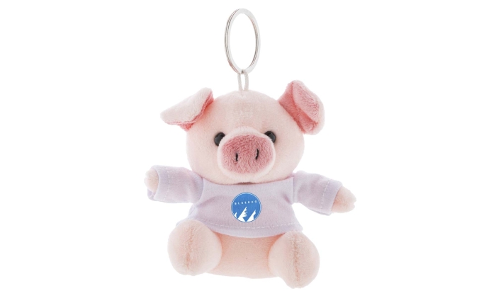 Portachiavi Peluche Personalizzati a Forma di Maialino