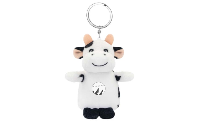 Mucca di Peluche Portachiavi