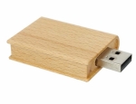 USB in legno a forma di libro