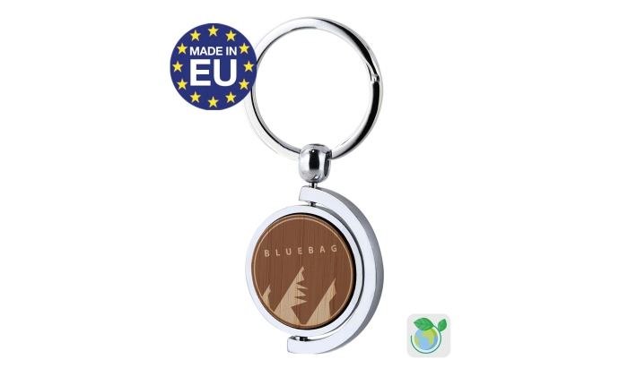 Portachiavi Rotondo in Legno