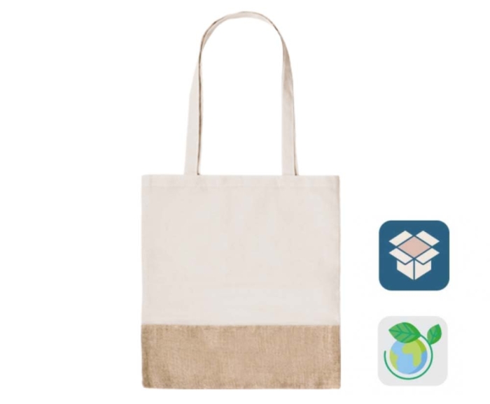 Borsa per la Spesa in Cotone e Juta ECOlogici