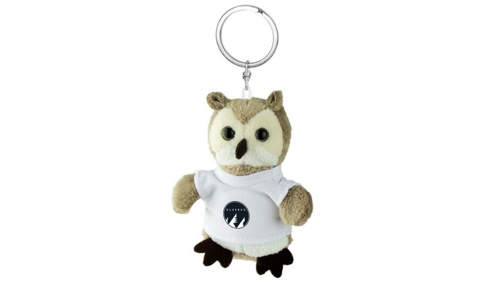 Portachiavi Peluche Personalizzati a Forma di Gufo