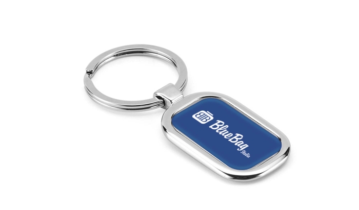 Portachiavi in Metallo con Personalizzazione Doming