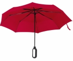 Mini ombrelli con manico a moschettone